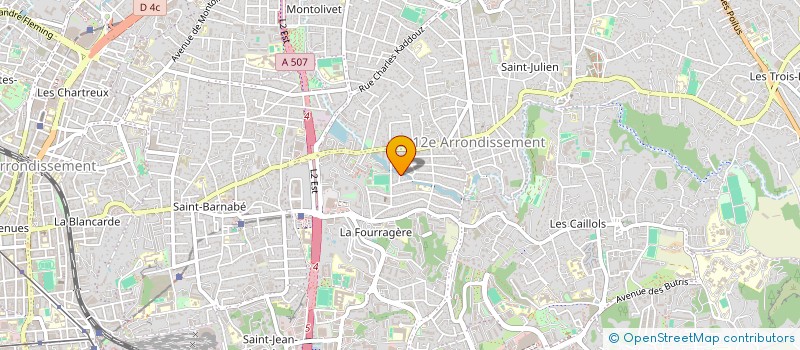 localisation de l'entreprise PALOMA à MARSEILLE