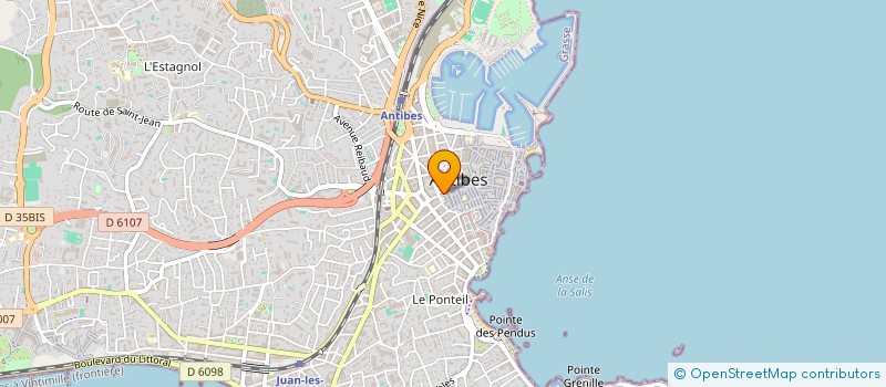 localisation de l'entreprise PALOMA  ANTIBES