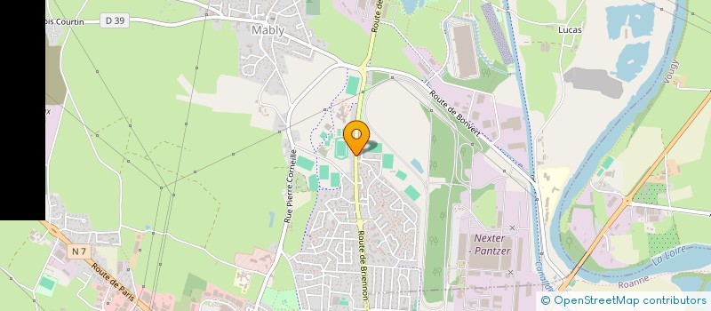 localisation de l'entreprise PALOMA  MABLY