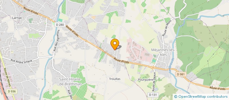 localisation de l'entreprise PALOMA  MEJANNES-LES-ALES