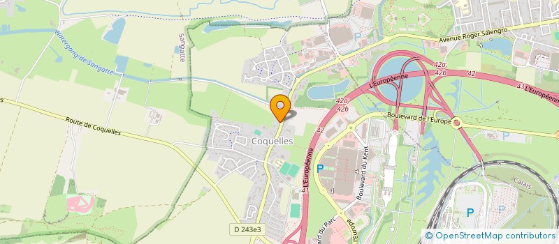 localisation de l'entreprise PALOMA CAPITAL  COQUELLES