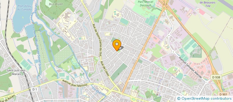 localisation de l'entreprise PALOMA INTERNATIONALE SA  BEAUVAIS