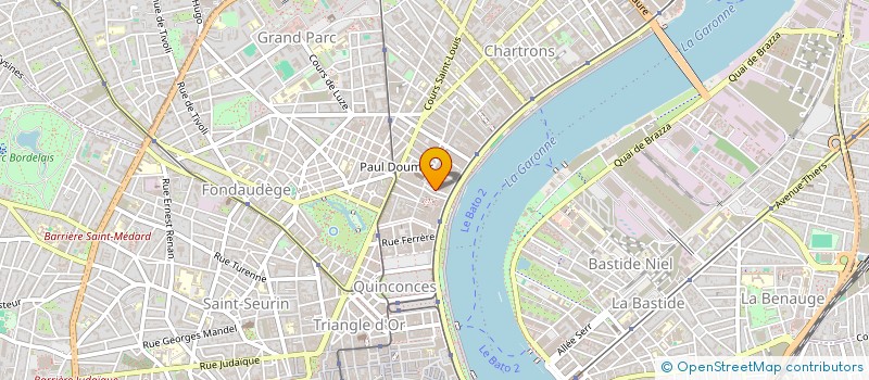 localisation de l'entreprise PALOMA SC  BORDEAUX