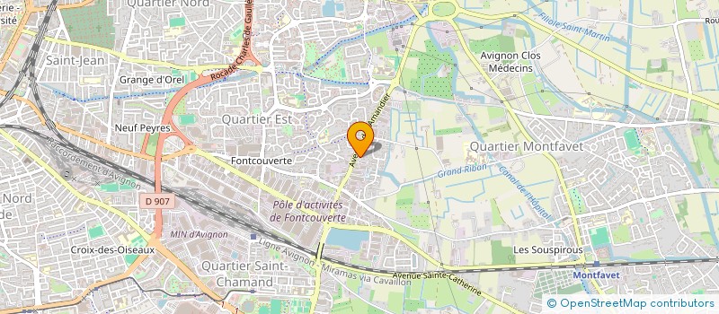 localisation de l'entreprise PALOMA2  AVIGNON