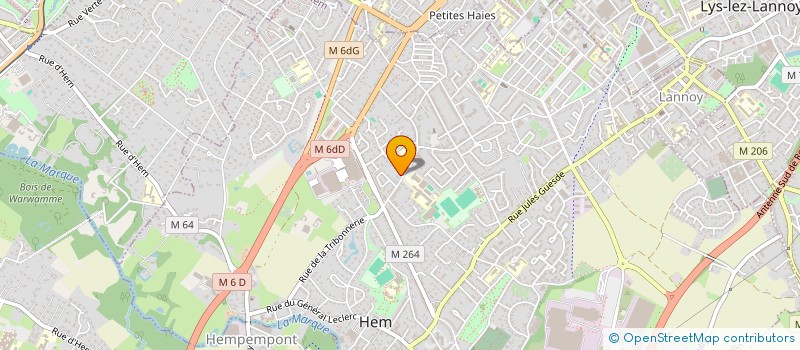 localisation de l'entreprise PALOMANO LILLE  HEM