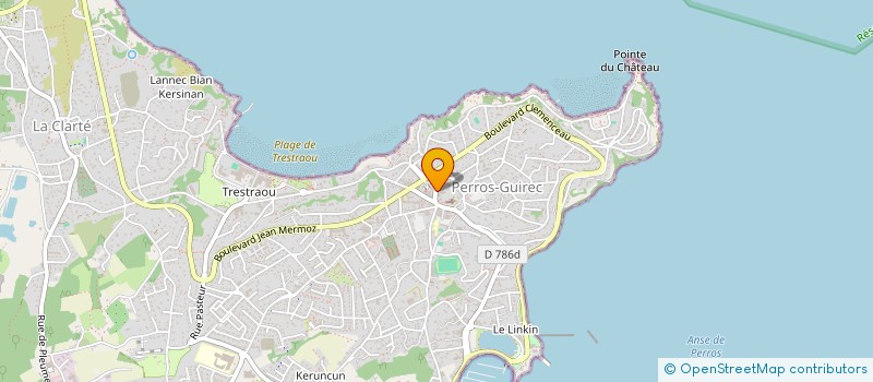 localisation de l'entreprise PALOMAR  PERROS-GUIREC