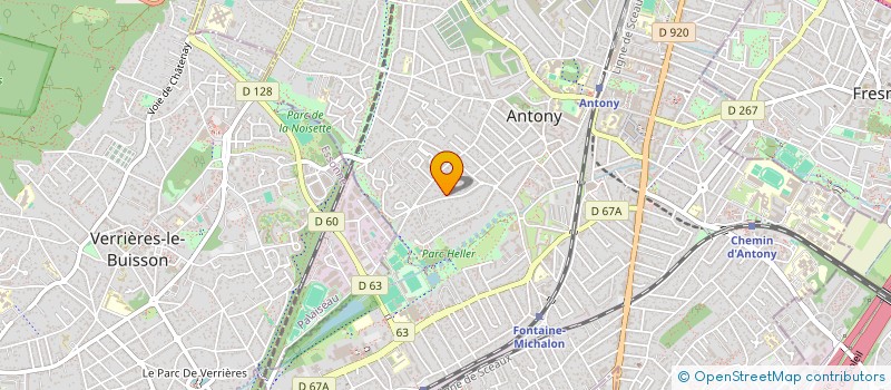 localisation de l'entreprise PALOMAS à ANTONY