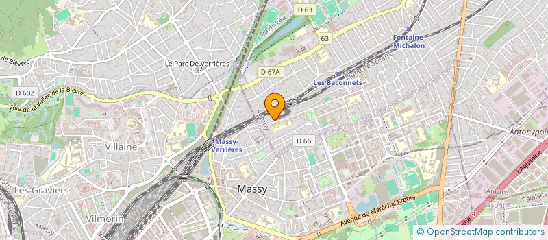 localisation de l'entreprise PALOMAX à ANTONY