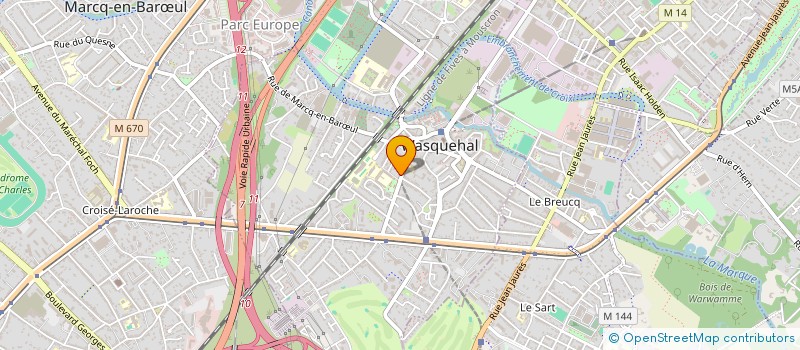 localisation de l'entreprise PALOMB'AVENIR  WASQUEHAL