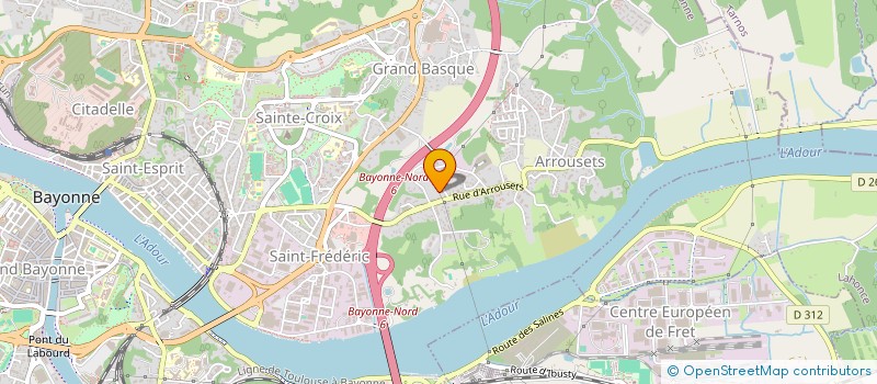 localisation de l'entreprise PALOMBUS à BAYONNE