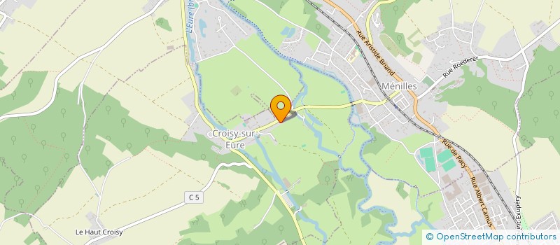 localisation de l'entreprise PALOMITA  CROISY-SUR-EURE