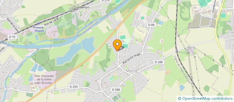 localisation de l'entreprise PALOSSIA  MAING