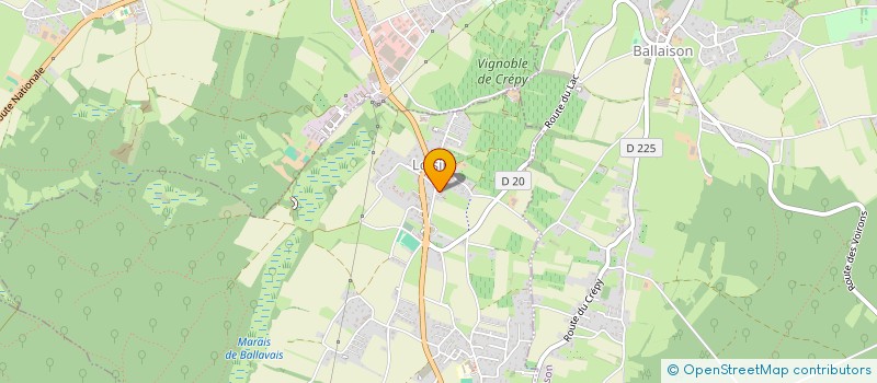 localisation de l'entreprise PALOT  LOISIN