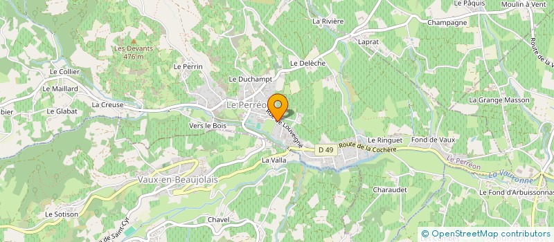 localisation de l'entreprise PALOUBLAN  LE PERREON