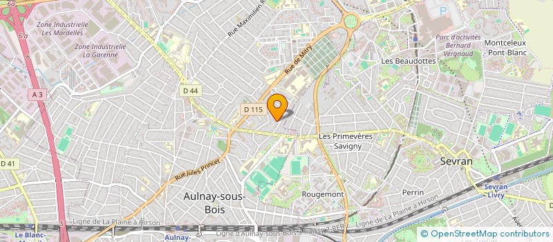 localisation de l'entreprise PALOUGO LOUIS 14 à AULNAY-SOUS-BOIS