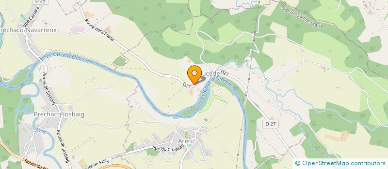 localisation de l'entreprise PALOUMET  SAUCEDE