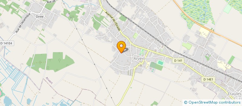 localisation de l'entreprise PALOURDAS à ARVERT