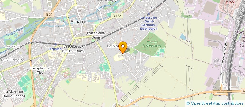 localisation de l'entreprise PALOURDES  LA NORVILLE