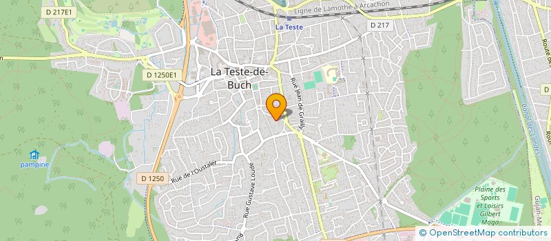 localisation de l'entreprise PALOW à LA TESTE-DE-BUCH