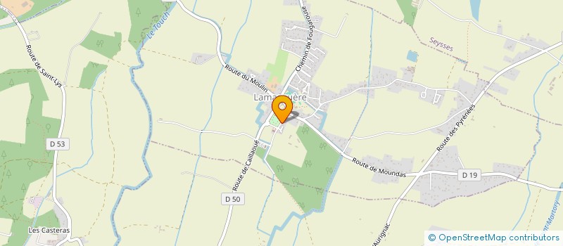 localisation de l'entreprise PALOXANE  LAMASQUERE