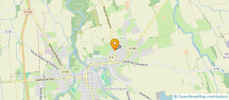 localisation de l'entreprise PALOY  MAUBOURGUET