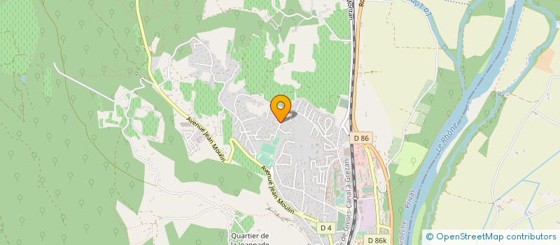 localisation de l'entreprise PALPACUER TP à SAINT MARCEL D'ARDECHE
