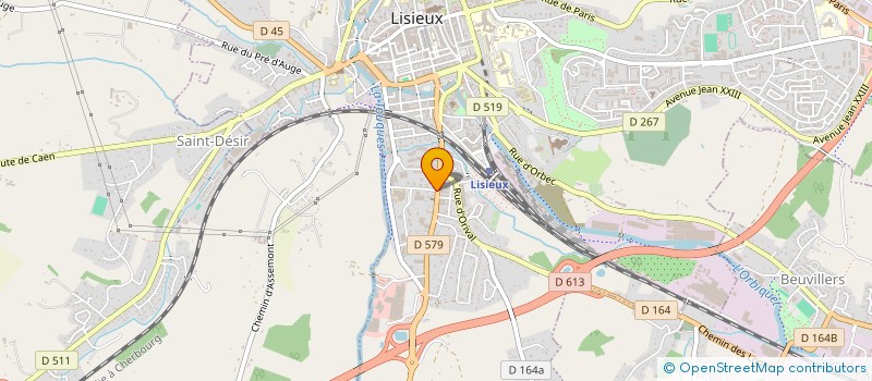 localisation de l'entreprise PALS à LISIEUX