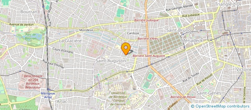 localisation de l'entreprise PALS DANSE  BORDEAUX