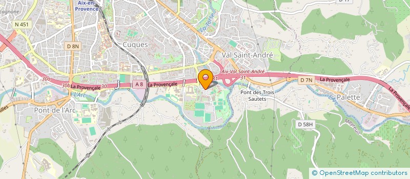 localisation de l'entreprise PALTHO à AIX EN PROVENCE