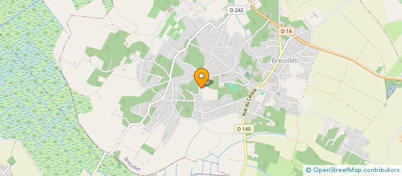 localisation de l'entreprise PALTINA  BREUILLET