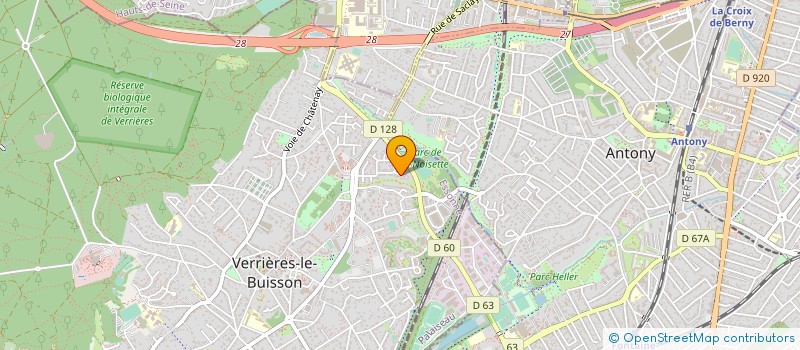 localisation de l'entreprise PALTINVEST à VERRIERES-LE-BUISSON