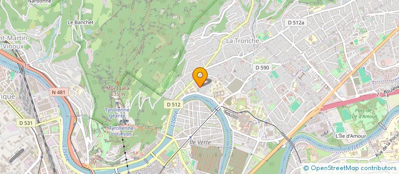 localisation de l'entreprise PALTMAR BUSINESS  LA TRONCHE