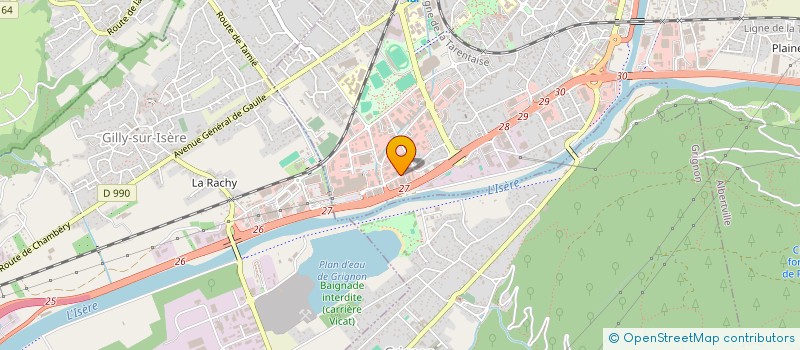 localisation de l'entreprise PALTO  ALBERTVILLE