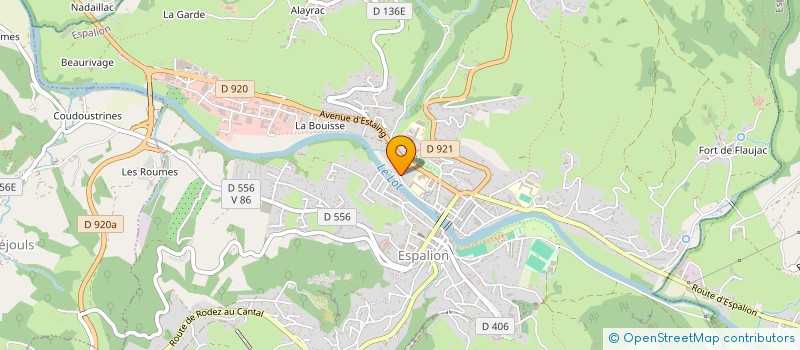 localisation de l'entreprise PALU  ESPALION