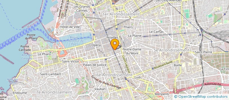 localisation de l'entreprise PALUD MARKET  MARSEILLE