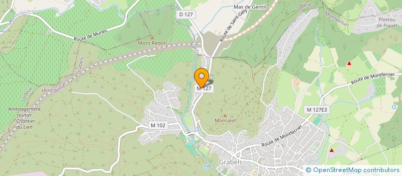 localisation de l'entreprise PALUMBO  GRABELS