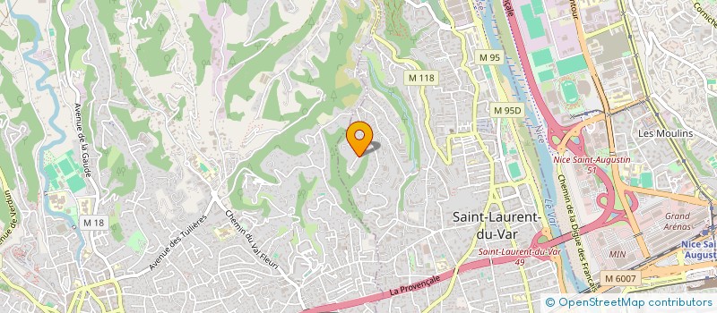 localisation de l'entreprise PALUMBO RIVIERA RENOV à SAINT-LAURENT-DU-VAR