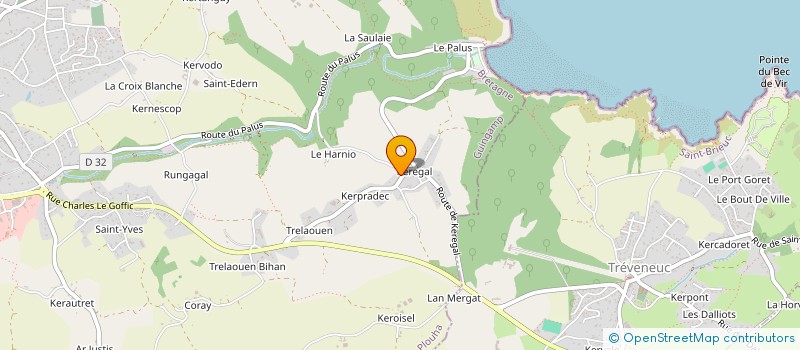 localisation de l'entreprise PALUS KRAOU KELVEZ à PLOUHA