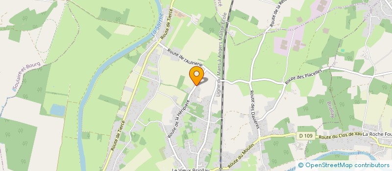 localisation de l'entreprise PALUSSIERE  BRIOLLAY