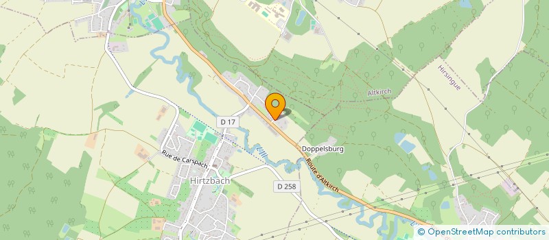 localisation de l'entreprise PALVI  HIRTZBACH