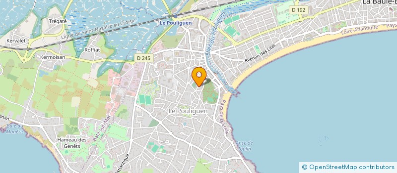 localisation de l'entreprise PALVIE  LE POULIGUEN