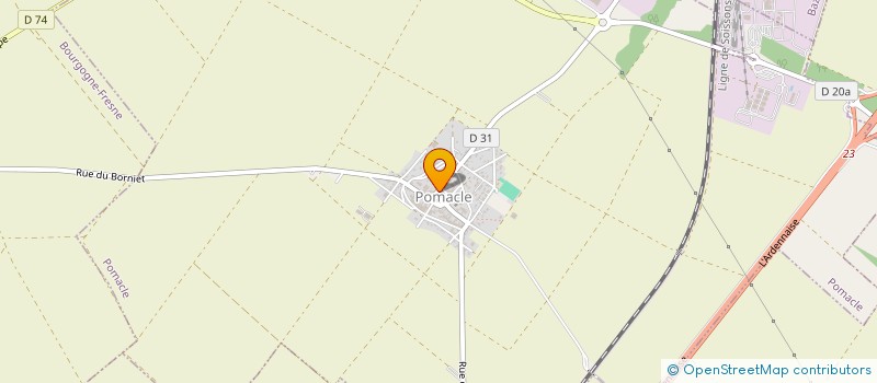 localisation de l'entreprise PALY  SAINT-CHEF