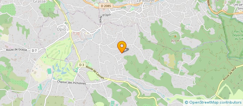 localisation de l'entreprise PALY à OPIO