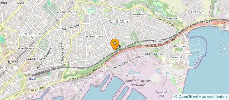 localisation de l'entreprise PALYNDROME à BREST