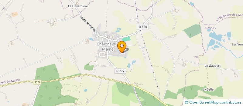 localisation de l'entreprise PALYNTIR HOME  CHALONS-DU-MAINE