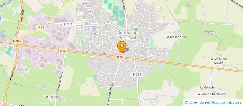 localisation de l'entreprise PALYSTO à BONCHAMP-LES-LAVAL