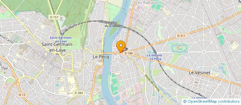 localisation de l'entreprise PAM  LE VESINET