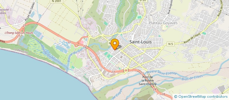 localisation de l'entreprise PAM  SAINT-LOUIS