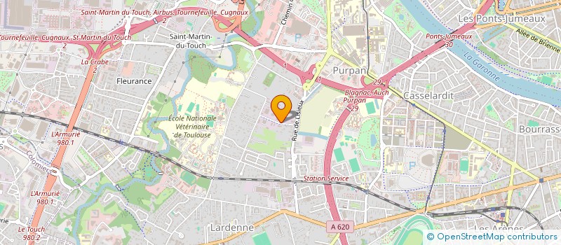 localisation de l'entreprise PAM  TOULOUSE