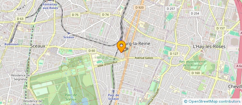 localisation de l'entreprise PAM à BOURG-LA-REINE